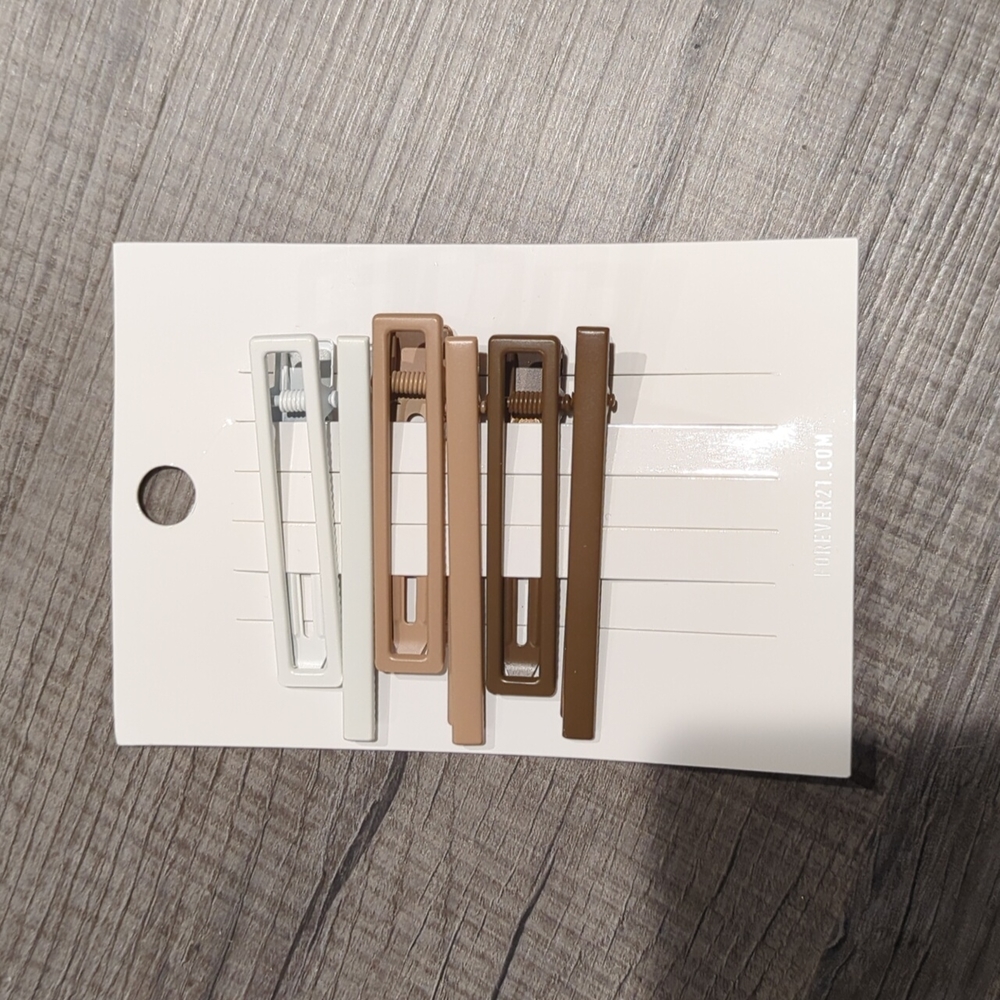 3/$10 Matte Hair Clips